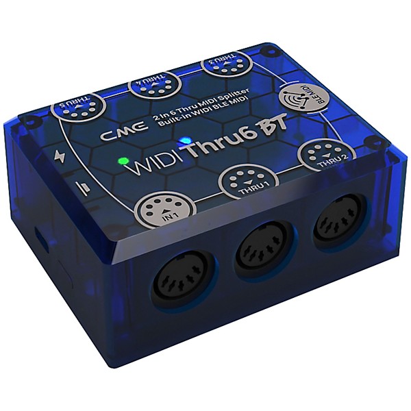 CME WIDI Thru6 BT Hybrid MIDI Thru/Splitter Box