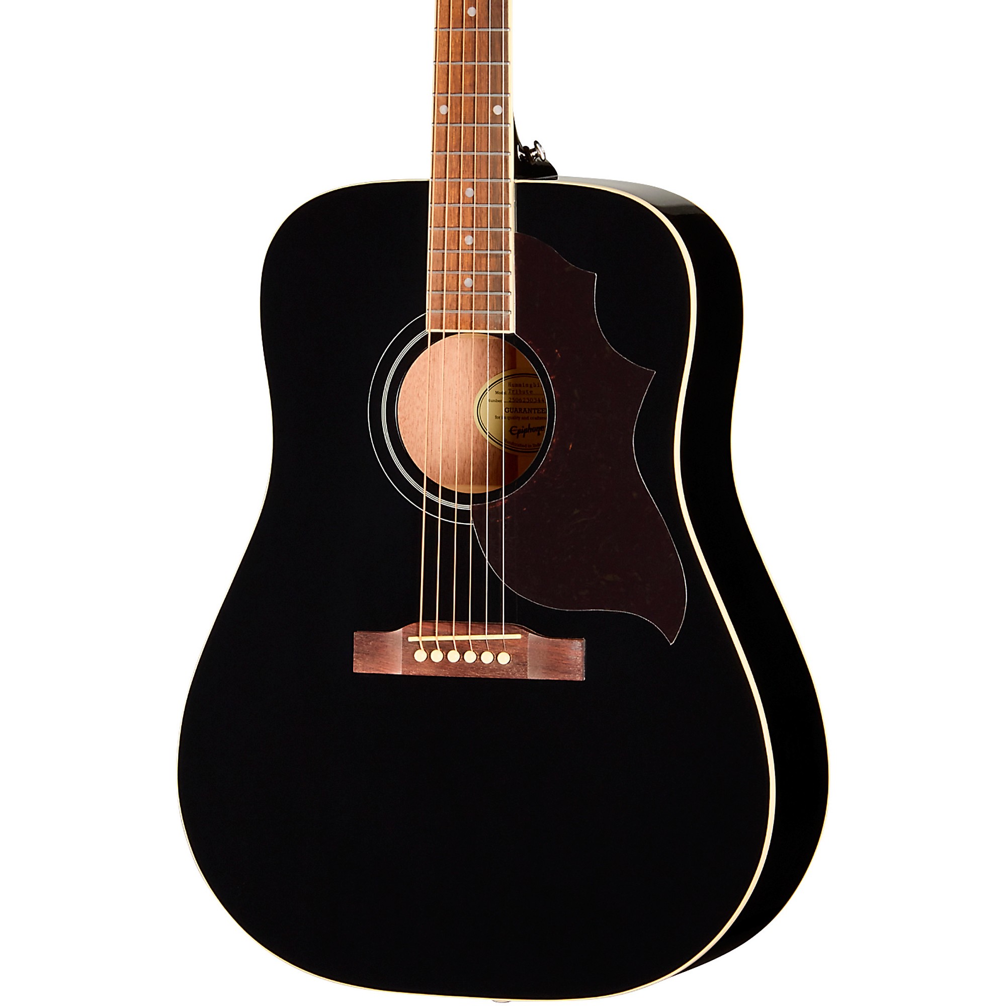 Epiphone Hummingbird アコースティックギター ブラック Epiphone Hummingbird Tribute Acoustic Guitar - Ebony | Guitar Center