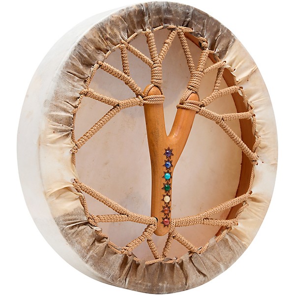 MEINL Sonic Energy Spirit Drum - Chakra Gemstones, 15.35 in.