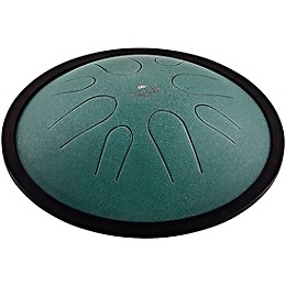 MEINL Sonic Energy Compact Steel Tongue Drum - B Minor, 10 in. Dark Green