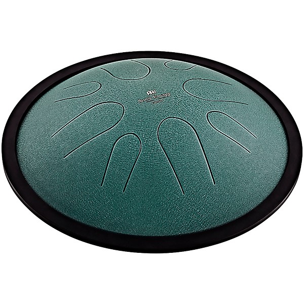 MEINL Sonic Energy Compact Steel Tongue Drum - B Minor, 10 in. Dark Green