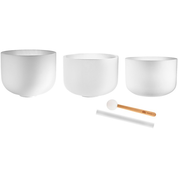 MEINL Sonic Energy Crystal Singing Bowl 3-Piece Set
