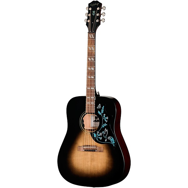 Epiphone Eric Church Hummingbird Dark Studio Acoustic-Electric Guitar - Cobra Burst