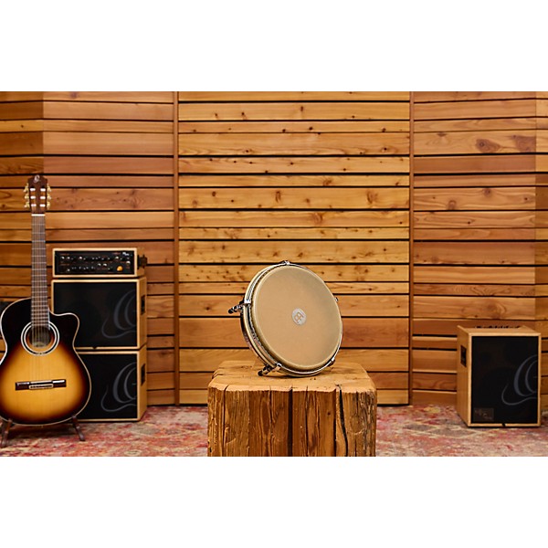 MEINL Panderos De Plena Requinto Drum - 10 in. Antique Brown