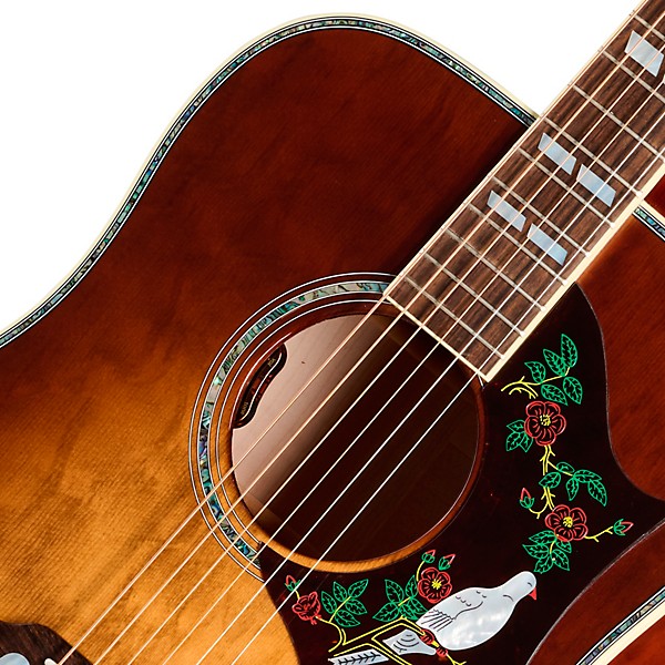 Gibson Custom Dove Anniversary Limited Edition Acoustic-Electric Guitar - Cremona Burst