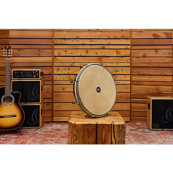 MEINL Panderos De Plena Seguidor Drum - 14 in. Antique Brown