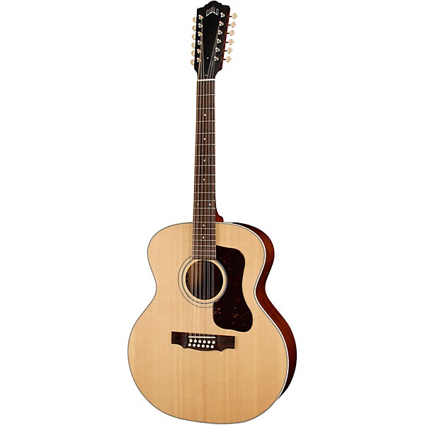 Guild F-412E Standard 12-String Jumbo Acoustic-Electric Guitar - Natural