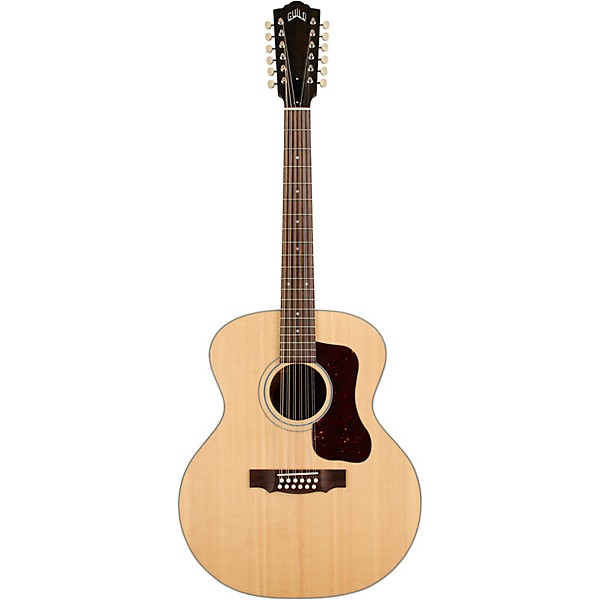 Guild F-412E Standard 12-String Jumbo Acoustic-Electric Guitar - Natural