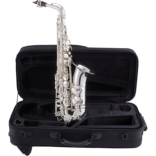 Conn CAS411 Alto Saxophone Silver Plated Silver Plated Keys