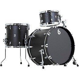 British Drum Co. Raven Series 3-Piece Drum Shell Pack - Satin Black