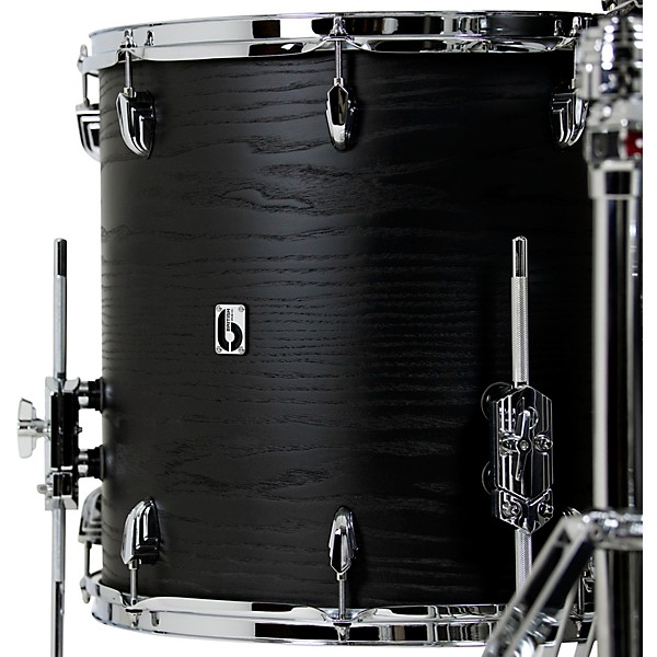 British Drum Co. Raven Series 3-Piece Drum Shell Pack - Satin Black