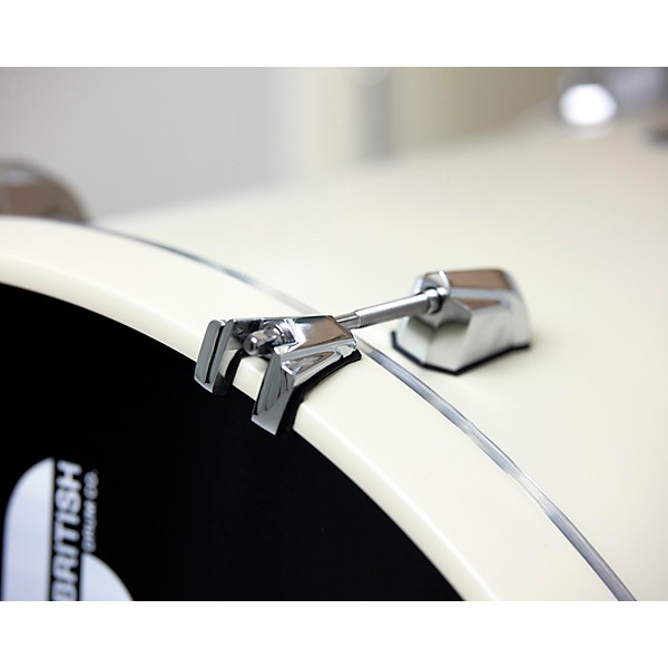 British Drum Co. Enigma Series 3-Piece Drum Shell Pack - Satin Olde English White