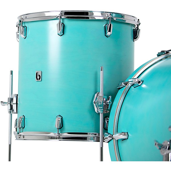 British Drum Co. Enigma Series 3-Piece Drum Shell Pack - Satin Teal