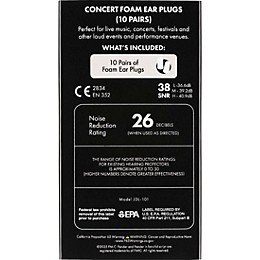 Fender Concert Ear Plugs - Fiesta Red 10