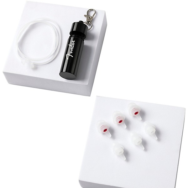 Fender Deluxe Hi-Fi Ear Plugs - Clear 2 pair