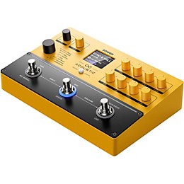 Donner APL Acoustic Guitar Preamp/Looper/Multi-Effects Pedal - Yellow