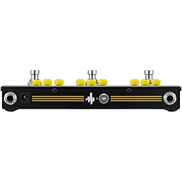 Donner x Third Man Hardware Triple Threat Echo/Phaser/Distortion Multi-Effects Pedal - Black and Yellow