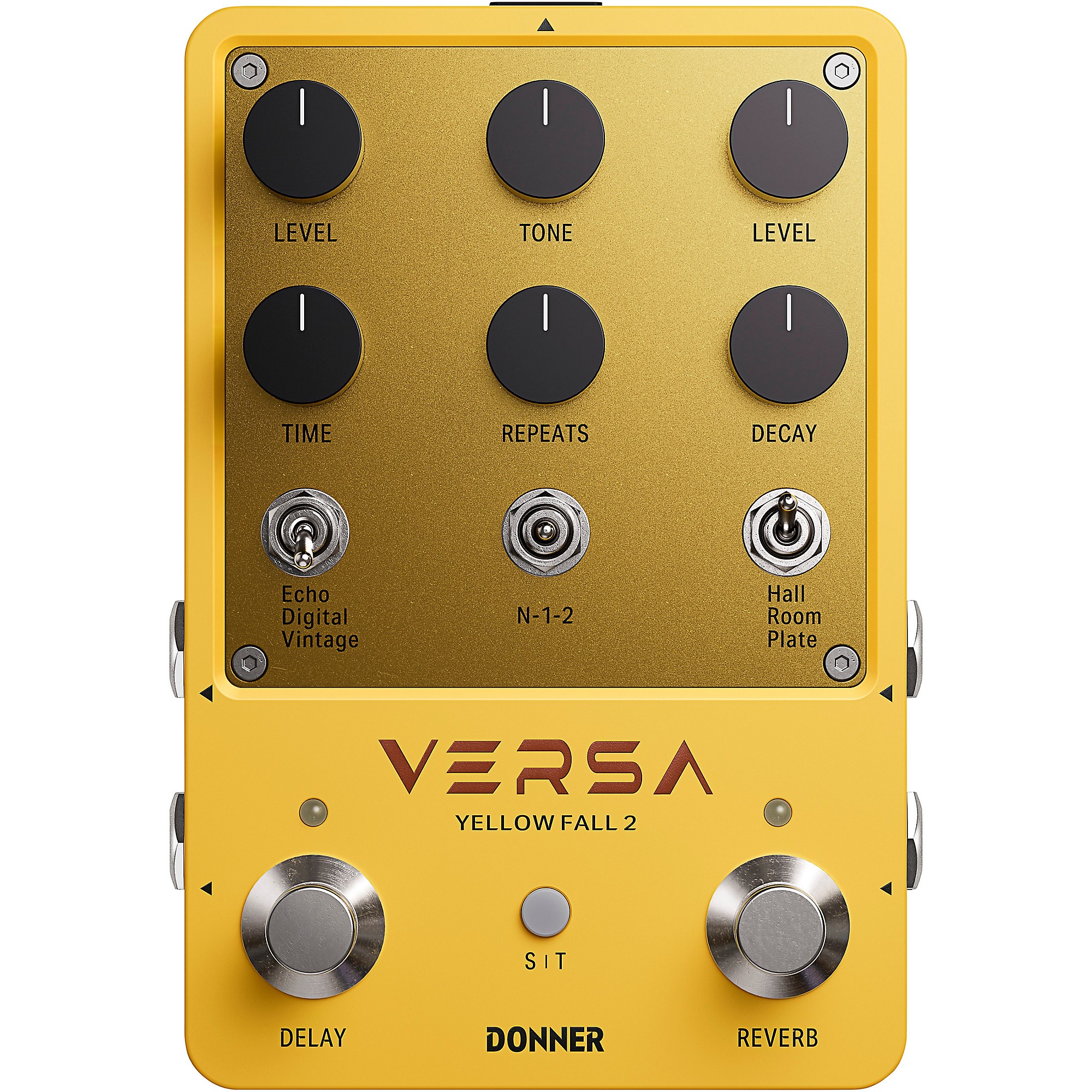 Donner VERSA YELLOW FALL 2 ギターエフェクター Donner Versa Yellow Fall 2 Reverb & Delay Pedal - Yellow | Guitar