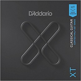 D'Addario XT Composite Classical Guitar Strings - Bass Half Set, Hard Tension