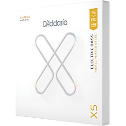D'Addario XS Nickel Bass Electric Bass Guitar Strings - Hybrid Light (45-130)