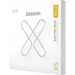 D'Addario XS Nickel Bass Electric Bass Guitar Strings - Hybrid Light (32-130)