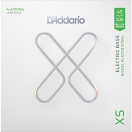 D'Addario XS Nickel Bass Electric Bass Guitar Strings - Regular Light Top Medium Bottom (45-105)