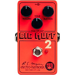 Electro-Harmonix Big Muff Pi 2 Dual Op-Amp Fuzz Pedal - Red