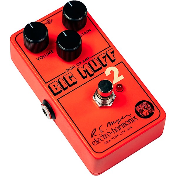 Electro-Harmonix Big Muff Pi 2 Dual Op-Amp Fuzz Pedal - Red
