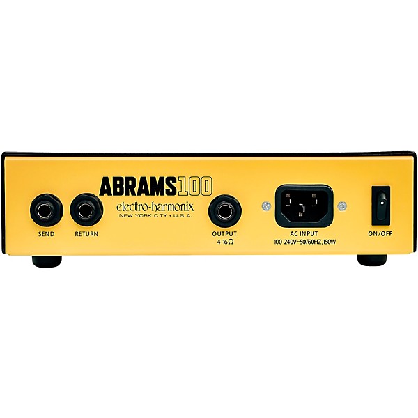 Electro-Harmonix ABRAMS100 100W Guitar Amp Head - Yellow