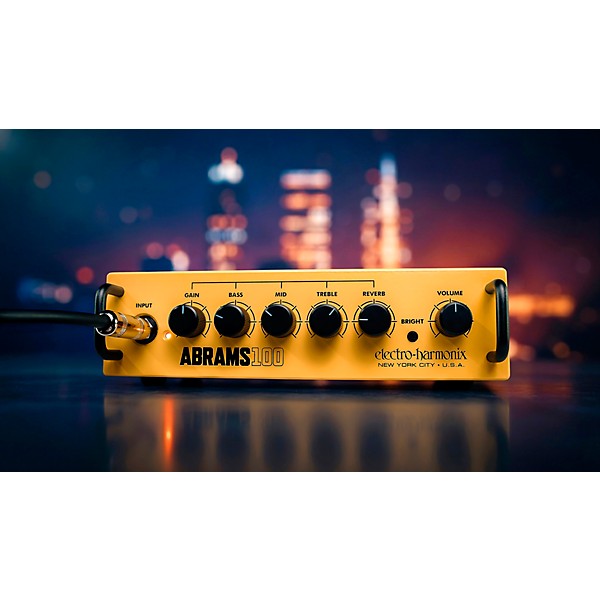 Electro-Harmonix ABRAMS100 100W Guitar Amp Head - Yellow