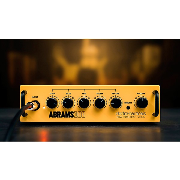 Electro-Harmonix ABRAMS100 100W Guitar Amp Head - Yellow