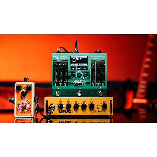 Electro-Harmonix ABRAMS100 100W Guitar Amp Head - Yellow