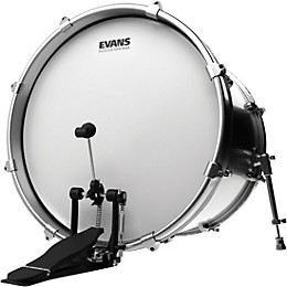 EVANS UV2 EQ3 Bass Drumhead With Tom Hoop - 16 in.