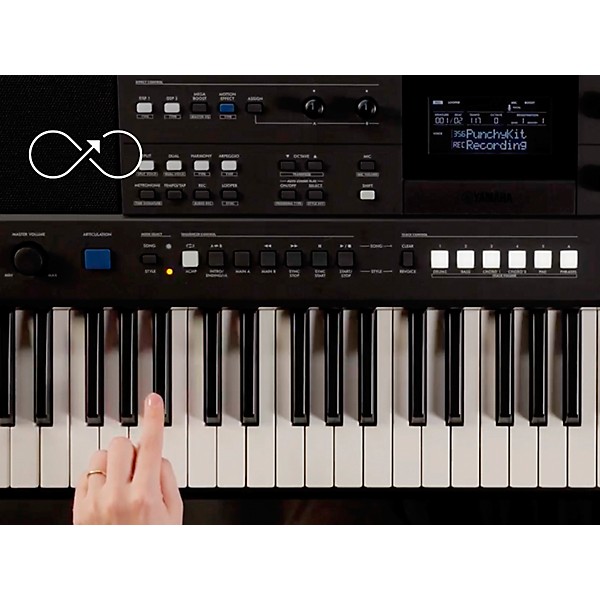 Yamaha PSR-E483 61-Key Portable Keyboard
