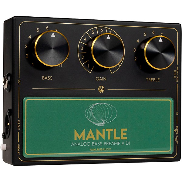 Walrus Audio Mantle Bass Preamp/DI - Black