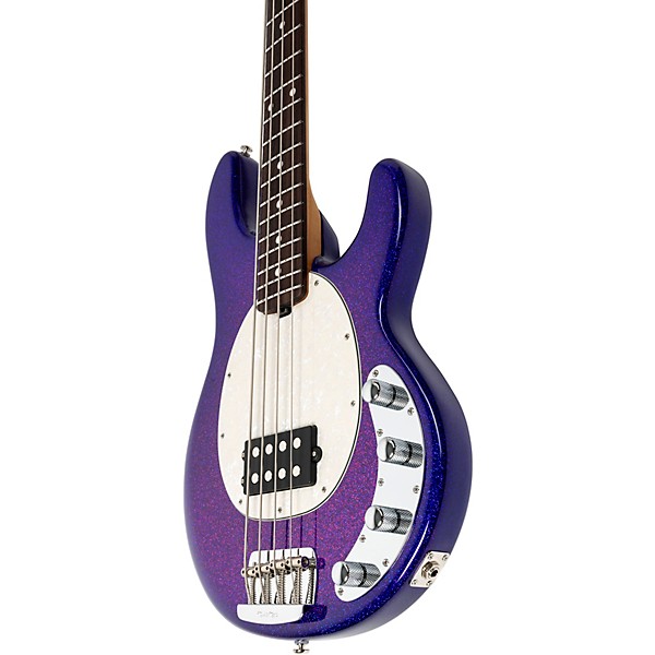 Ernie Ball Music Man StingRay Special H 4-String Electric Bass Guitar - Violet Sparkle Burst