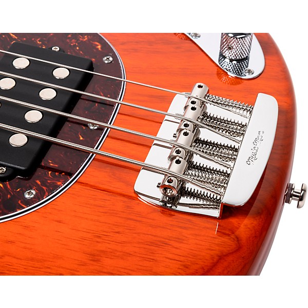 Ernie Ball Music Man StingRay Special H 4-String Electric Bass Guitar - Translucent Orange