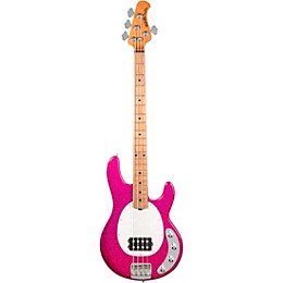 Ernie Ball Music Man StingRay Special H 4-String Electric Bass Guitar - Soda Pink Sparkle