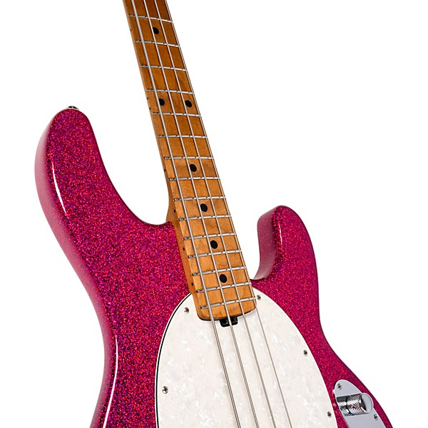 Ernie Ball Music Man StingRay Special H 4-String Electric Bass Guitar - Soda Pink Sparkle