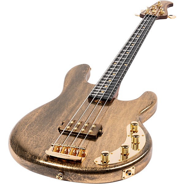 Ernie Ball Music Man 50th Anniversary StingRay Special Electric Bass Guitar - Molten Gold