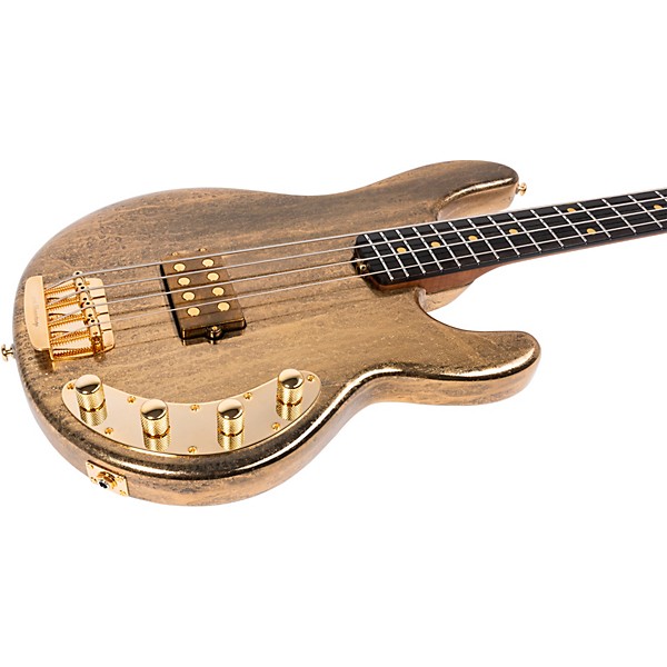 Ernie Ball Music Man 50th Anniversary StingRay Special Electric Bass Guitar - Molten Gold