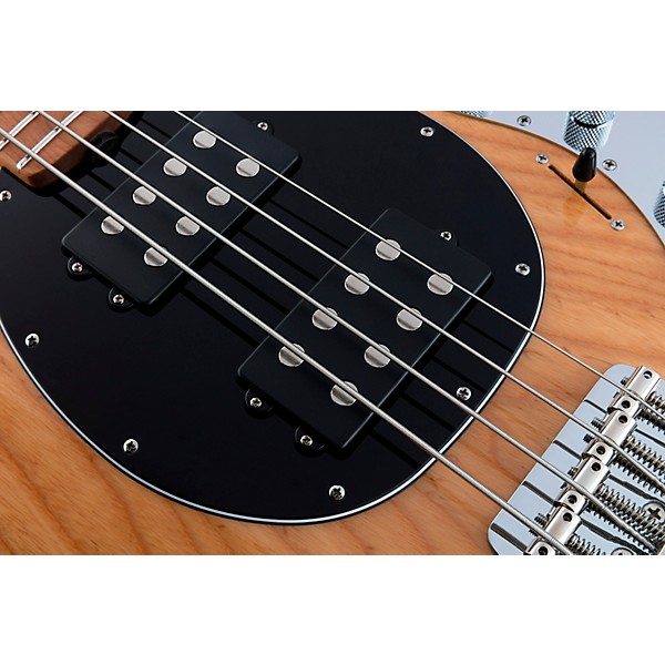 Ernie Ball Music Man StingRay Special HH 4-String Electric Bass Guitar - Classic Natural
