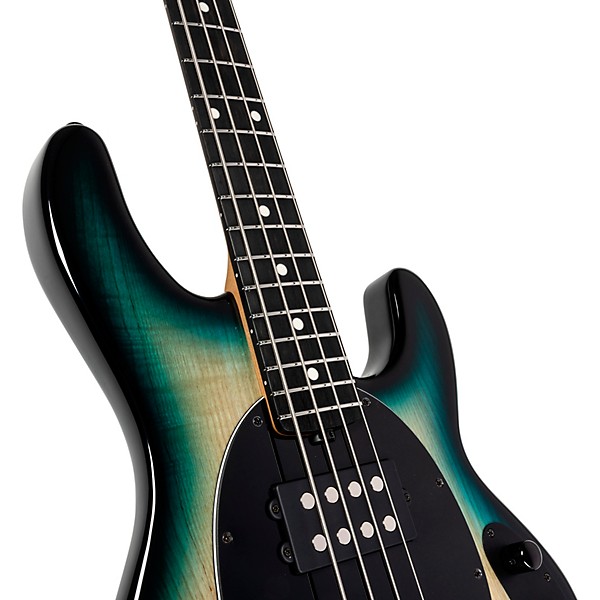 Ernie Ball Music Man StingRay Special HH 4-String Electric Bass Guitar - Mean Blue Burst