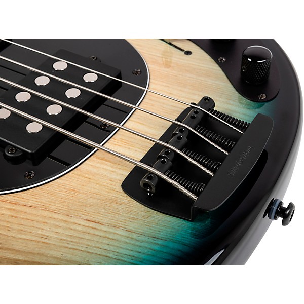 Ernie Ball Music Man StingRay Special HH 4-String Electric Bass Guitar - Mean Blue Burst