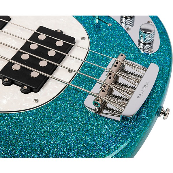 Ernie Ball Music Man StingRay Special HH 4-String Electric Bass Guitar - Anomalous Green