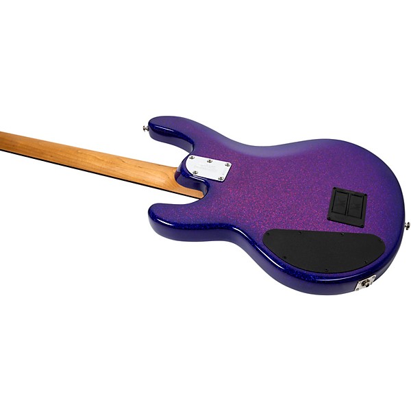 Ernie Ball Music Man StingRay Special HH 4-String Electric Bass Guitar - Violet Sparkle Burst