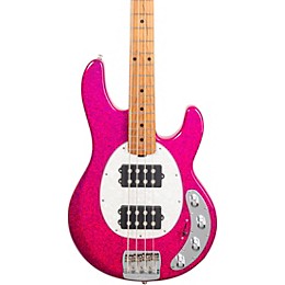 Ernie Ball Music Man StingRay Special HH 4-String Electric Bass Guitar - Soda Pink Sparkle
