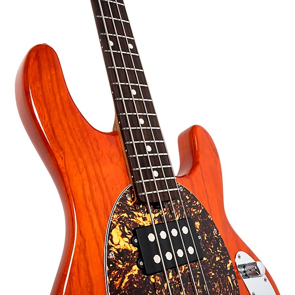 Ernie Ball Music Man StingRay Special HH 4-String Electric Bass Guitar - Translucent Orange
