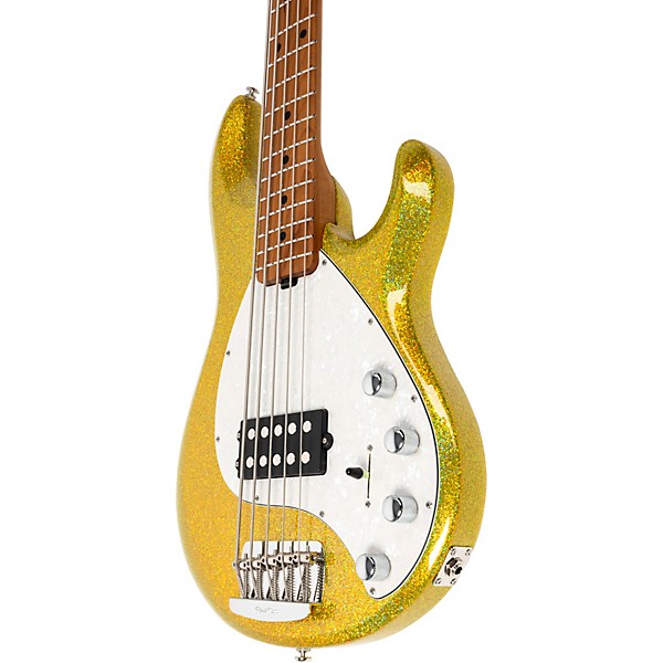 Ernie Ball Music Man StingRay Special 5 H 5-String Electric Bass Guitar - Yellow Brick Road