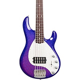 Ernie Ball Music Man StingRay Special 5 H 5-String Electric Bass Guitar - Violet Sparkle Burst